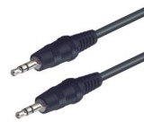 Audió kábel, 3,5mm sztereó dugó-3,5mm sztereó dugó, 1,5m (A 51)