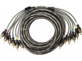 Audio System Z-EVO 5,0M-6 RCA kábel 6 csatornás 5,0m Z-EVO5,0M-6
