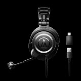 Audio-Technica Audio Technica M50xSTS USB Vezetékes Headset - Fekete (ATH-M50XSTS-USB)