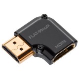 AudioQuest HDMI Type A anya - HDMI Type A anya aranyozott csatlakozós 90 fokos adapter (HDM90NUR)