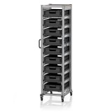 AUER ESD Rendszerkocsi Euro Tárolóládahoz 60 x 40 Magasság 200 cm ESD SE 200 6412.2