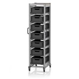 AUER ESD Rendszerkocsi Euro Tárolóládahoz 60 x 40 Magasság 200 cm ESD SE 200 6417.2