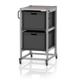 AUER ESD Rendszerkocsi Euro Tárolóládahoz 80 x 60 Magasság 134 cm ESD SE 134 8642