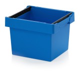 AUER Kék Tárolóláda, Összerakó Kengyellel 400X300X270 MBB 4327