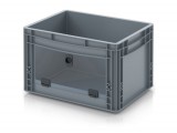 AUER Nyitott tárolódoboz Euro formátumban akrilüveg figyelőablakkal EG SKL 43/27 HG