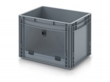 AUER Nyitott tárolódoboz Euro formátumban akrilüveg figyelőablakkal EG SKL 43/32 HG