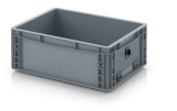 AUER Nyitott tárolódoboz Euro formátumban akrilüveg figyelőablakkal EG SKS 43/17 HG