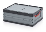 AUER Összecsukható Ipari Láda Fedéllel 600X400X220 FBD 64/22