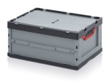 AUER Összecsukható Ipari Láda Fedéllel 600X400X270 FBD 64/27