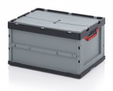 AUER Összecsukható Ipari Láda Fedéllel 600X400X320 FBD 64/32