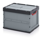 AUER Összecsukható Ipari Láda Fedéllel 600X400X420 FBD 64/42