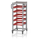 AUER Rendszerkocsi Euro Tárolóládahoz 60 x 40 Magasság 134 cm SE 134 64 U.2