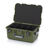 AUER Védőkoffer Pro, 3 Fogantyúval, Szögletes Párnázással, Rekeszekkel Cp G 6427 B3