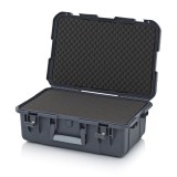 AUER Védőkoffer Pro, Szögletes Párnázással, Zárral Cp S 6422 SWG B1 antracit szürke