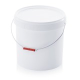 AUER Vödör Fedéllel Kerek, Fém kengyel fogantyúval 12,8l ER 12,8-293+DM