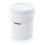 AUER Vödör Fedéllel Kerek, Fém kengyel fogantyúval 15,9l ER 15,9-293+DM