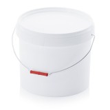 AUER Vödör Fedéllel Kerek, Fém kengyel fogantyúval 8,6l ER 8,6-267+DM