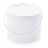 AUER Vödör Fedéllel Kerek, Műanyag fül 7,4l ER 7,4-267+DK