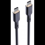 AUKEY CB-SCC101 USB-C apa - USB-C apa 2.0 Adat és töltőkábel - Fekete (1m) (CB-SCC101)