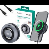 Aukey LC-G10 MagSafe Vezeték nélküli Töltő dokkoló 15W - Fekete (LC-G10)