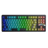 Aula F87 Pro V2 Gasket Gaming Wireless Bluetooth Mechanical Keyboard Black US AUF87PV2-BMT-LX3