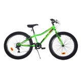 Aurelia Plus MTB zöld színű bicikli 24-es méretben - Dino Bikes kerékpár