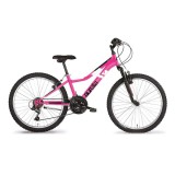 Aurelia rózsaszín színű 24-es méretű bicikli - Dino Bikes kerékpár