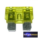 autó biztosíték 20A, Sárga