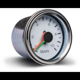 Auto Gauge - légnyomásmérő, fehér (216MDAPWH-C.BAR)