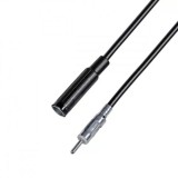 Autóantenna-hosszabbító, DIN alj-DIN dugó, 1m