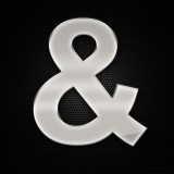 Autófejlesztés Öntapadó krómhatású műgyantás and (és) írásjel 27 x 27 mm