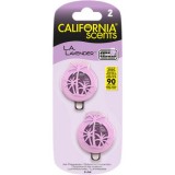 Autóillatosító, mini diffúzer, 2&#42;3 ml, CALIFORNIA SCENTS La Lavender (AICSM14)