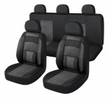 AUTOLIFE 11 részes univerzális üléshuzat szett - légzsákos - fekete-fehér - 203-3BKW