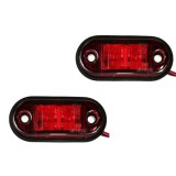 AUTOLIFE 2 LED-es szélességjelző, helyzetjelző piros - 12-24V - 1db