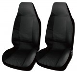 AUTOLIFE 2db-os személy és kisteherautó üléshuzat - fekete mintás