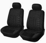 AUTOLIFE 2db-os univerzális üléshuzat szett - légzsákos - fekete - AD9521-2BK