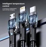 AUTOLIFE 3 az 1-ben töltő különböző töltőfejekkel - 5A 12-24V - 12019 3IN1BK