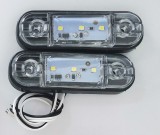 AUTOLIFE 3 LED-es szélességjelző fehér -12-24V - 1db