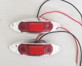 AUTOLIFE 4 LED-es szélességjelző piros -12-24V - 1db