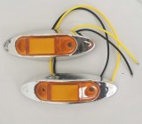 AUTOLIFE 4 LED-es szélességjelző sárga - 12-24V - 1db