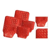 AUTOLIFE 4 részes autós gumiszőnyeg szett univerzális piros