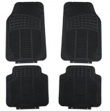 AUTOLIFE 4 részes autós gumiszőnyeg szett univerzális, vágható fekete színben