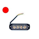 AUTOLIFE 4LED-es stroboszkóp - piros - E jel - 12-24V