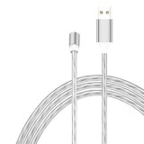 AUTOLIFE Apple Lightning világító LED töltőkábel - fehér