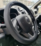 AUTOLIFE BASIC lite műbőr kormányvédő - fekete - 36cm