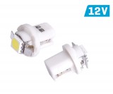 AUTOLIFE BAX B8.5d 12V fehér műszerfal LED izzó - párban