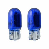 AUTOLIFE Halogén izzó T10 W5W kék - HDT10PB - párban