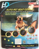 AUTOLIFE Hátsó ülésvédő huzat kutyáknak - fekete