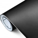 AUTOLIFE Karosszéria fólia karbon mintával - fekete - 75x200cm
