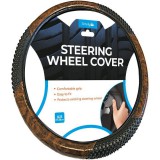 AUTOLIFE Kormányvédő gumis faborítással - 42cm